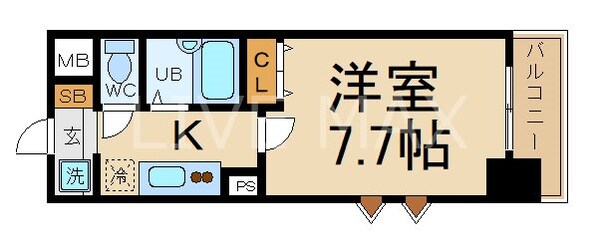 CMMクリステート京都の物件間取画像